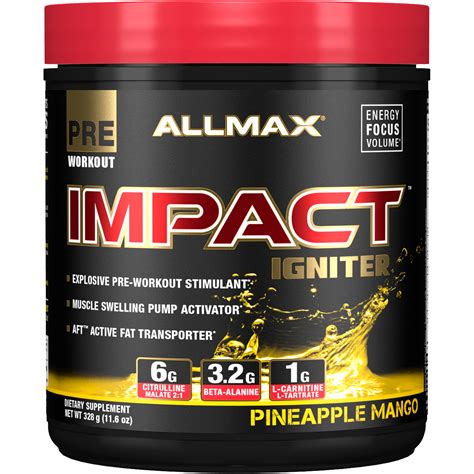 allmax impact igniter testing|allmax pre workout igniter.